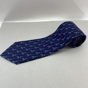 Reflets D'Art La‎ Tour Eiffel A Paris Tower Designer Tie Men's Silk Necktie Blue